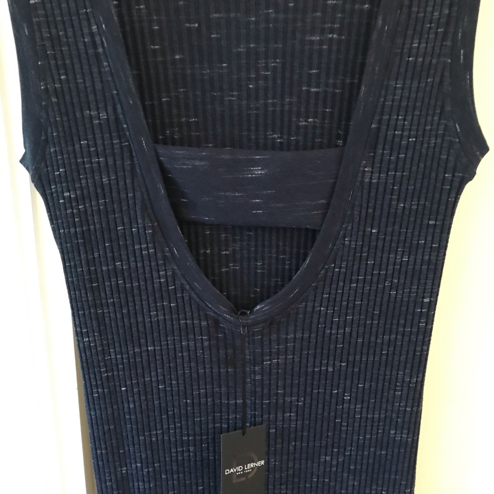 David Lerner Scoop Muscle Dress Size Large